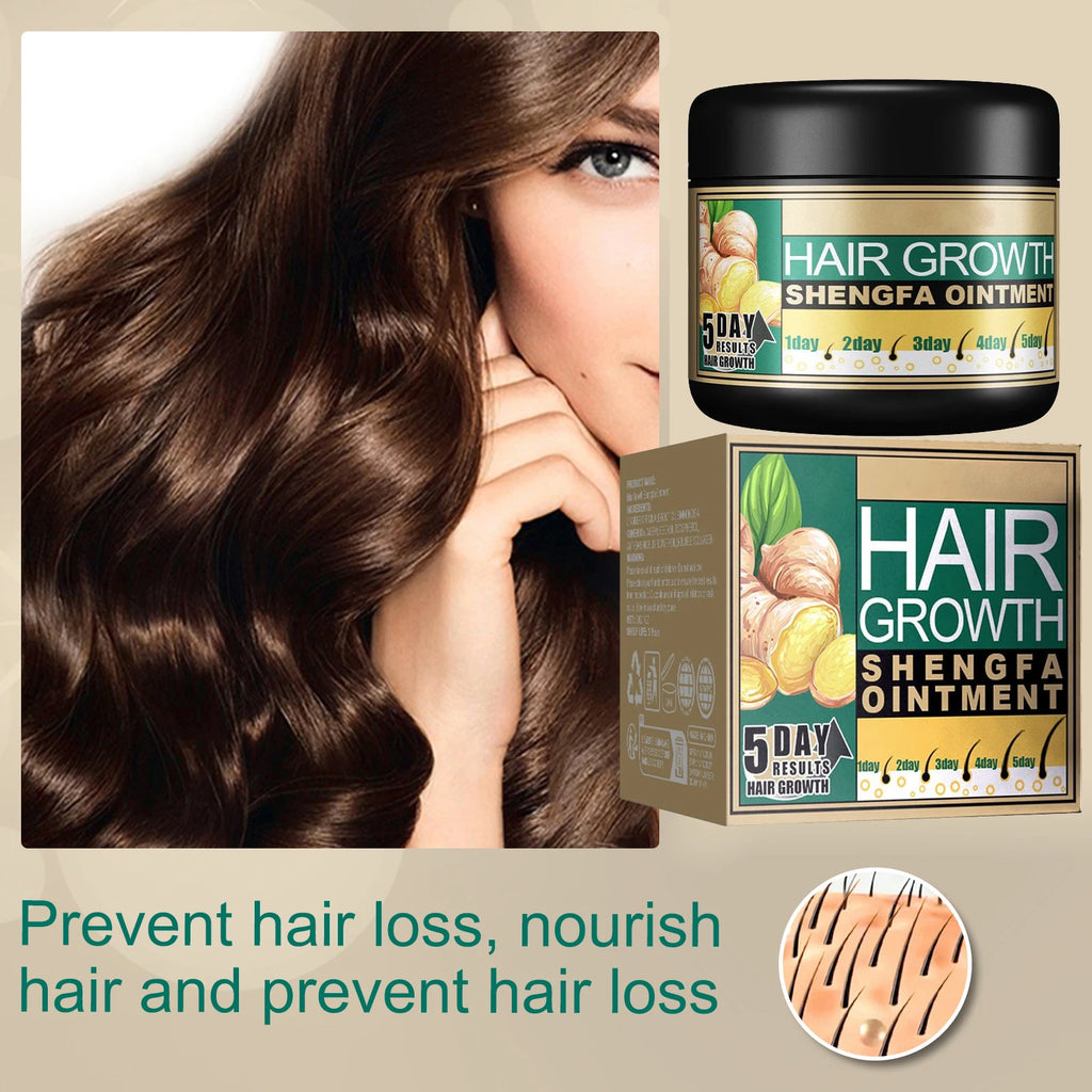 Ginger Hair Growth Cream – Anti Hair Loss Scalp Strengthener Hair Growth Cream Oasis Select