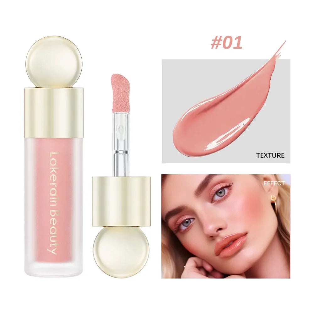 4 Colors Liquid Highlighter Brighten Skin Tone Highlighter Lightweight High Glossy Finish Natural Glow Liquid Luminizer Makeup Oasis Select 01 Blush