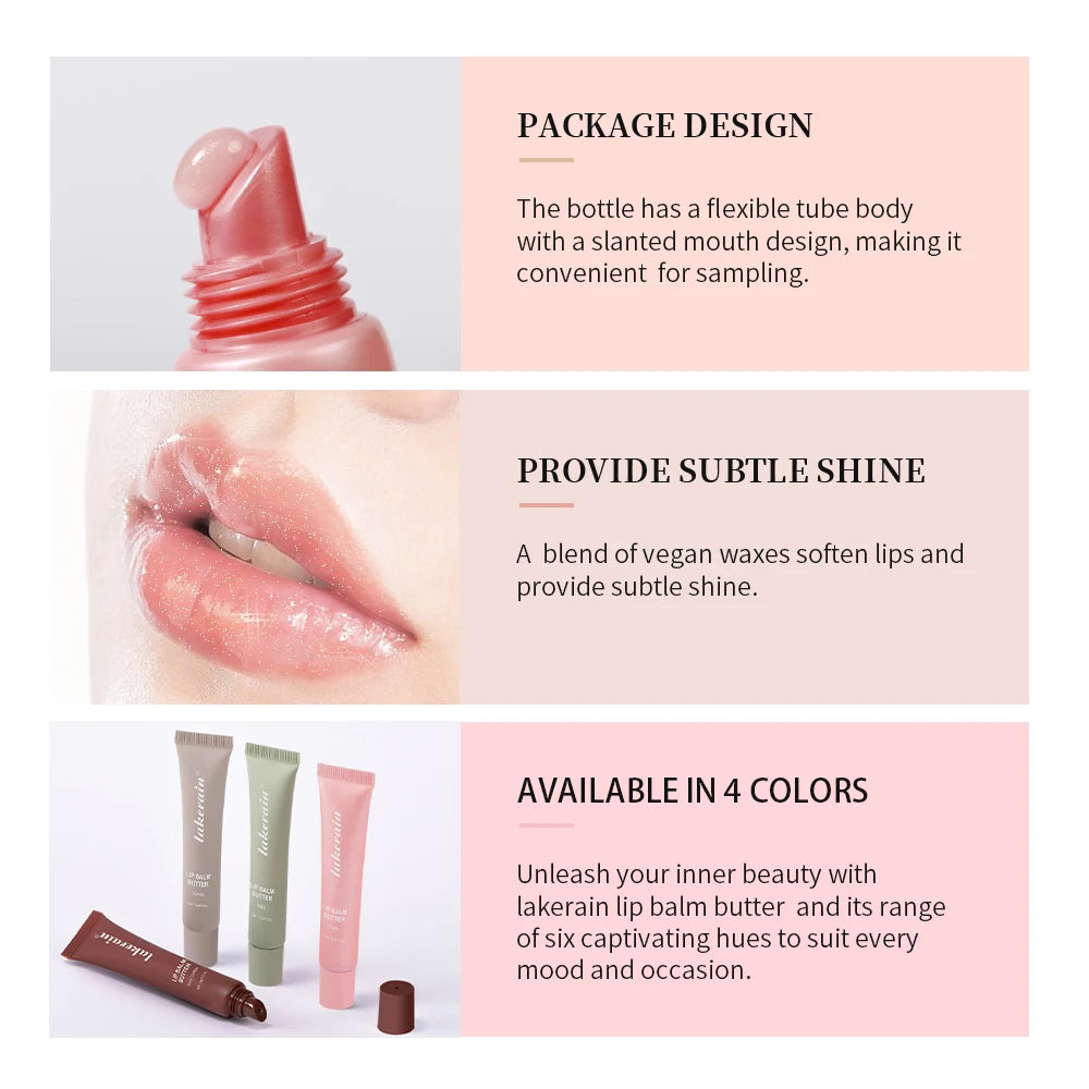 Hydrating Lip Balm Moisturizing Mirror Lip Gloss Lip Vanilla Mint Iced Coffee Cake Smell Non-greasy Transparent Lip Oil Makeup Oasis Select