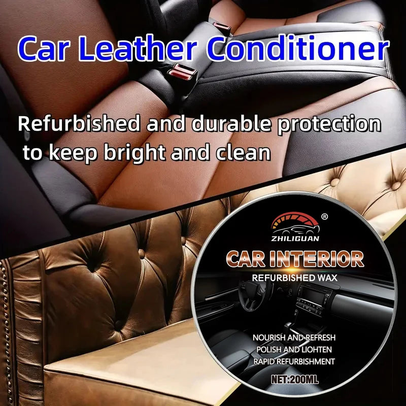 Leather Care Cream – Car Seat & Sofa Cleaner, Polish & Restore