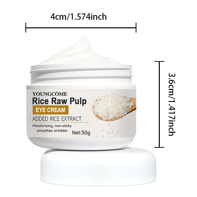 YOUNGCOME Rice Anti-Wrinkle Eye Cream | Brightening Moisturizer