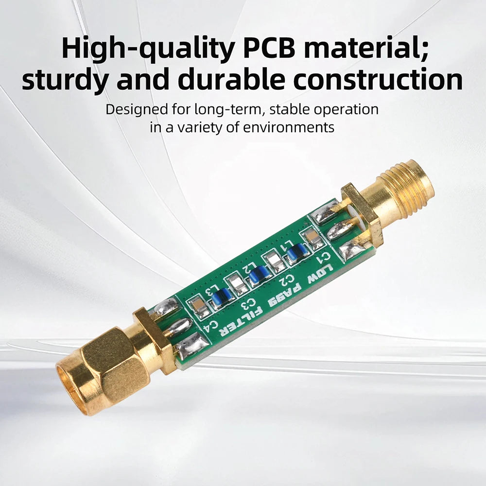 30MHz LPF Low Pass Filter Module for Clear AM Shortwave Radio Signal Reception with Enhanced SNR High Quality Oasis Select