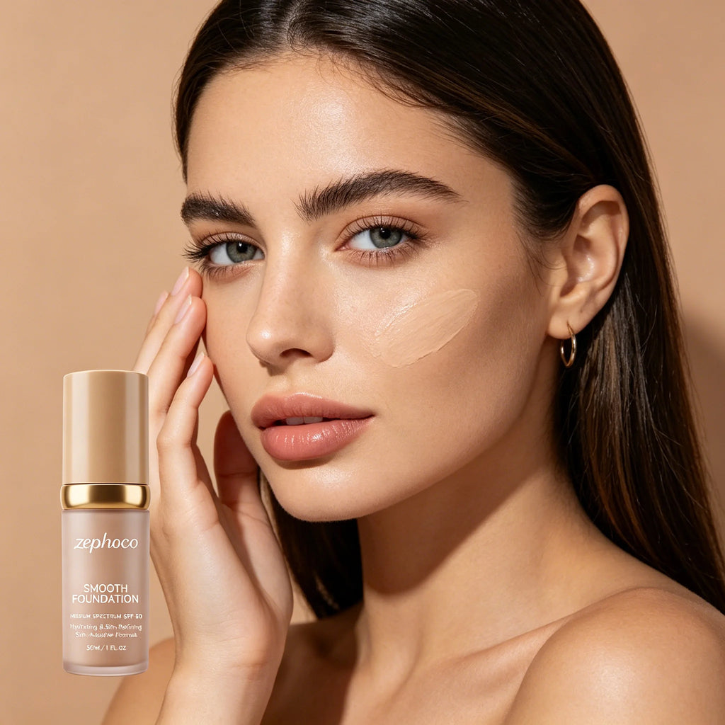 Sunscreen Color-Changing FoundConcealer Full Coverage Long Lasting Waterproof Professional Makeup for Dark Circles And Blemishes Oasis Select