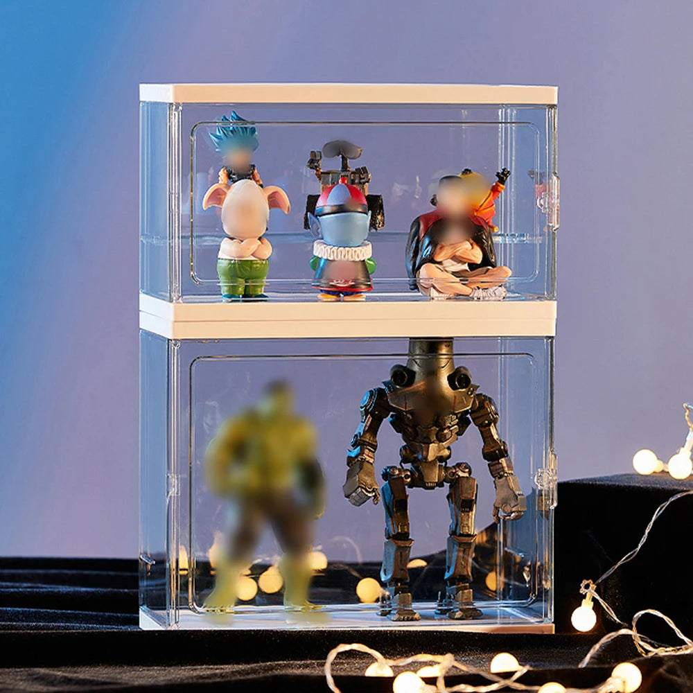 Transparent Display Box – Acrylic Doll & Blind Box Storage Rack