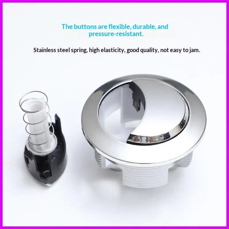 NEW 1Pcs Dual Flush Toilet Push Button, Dual-Control Design, Multi Size 38/48/58mm, Toilet Tank Valve Repair Bathroom Accessory Oasis Select