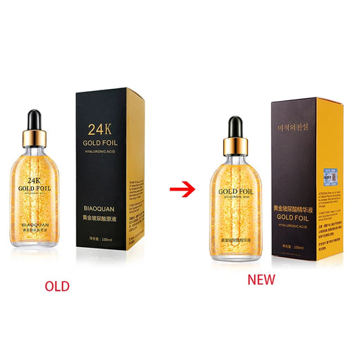 100ml 24k gold foil essence anti wrinkle lifting and firming essence pore shrinking essence skin care product Oasis Select