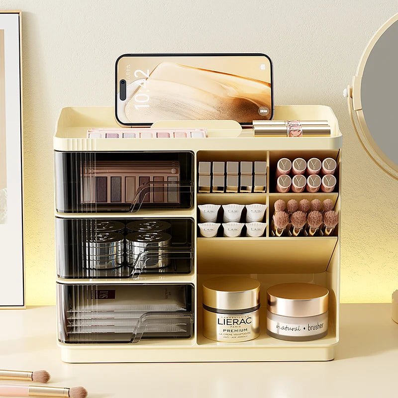 Makeup Organizer with Drawers for Vanity, Spacious Cosmetic Display Case, the Perfect Storage Solution for Your Beauty Essential Oasis Select