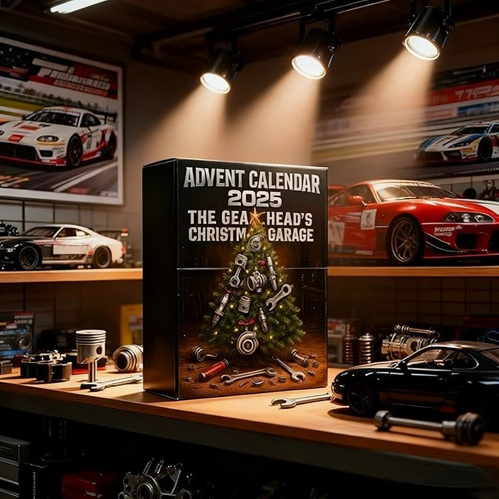 2025 Advent Calendar 24 Days Mini Auto Parts Tools Christmas Countdown Calendar For Mechanics Car Enthusiasts Holiday Gifts Oasis Select