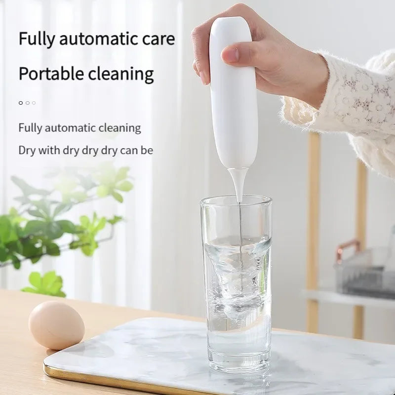 1PC Battery Model Handheld Egg Beater Froth Mixer Kitchen Automatic Coffee Milk Foaming Mixer Kitchen Whisk Tools Oasis Select