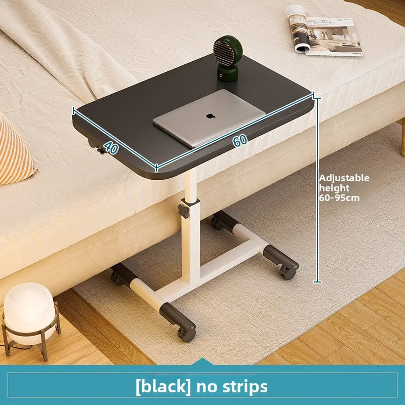 Laptop computer table Bedside table can be lifted and lowered 360 degrees Rotating desktop Simple portable mobile table Oasis Select 304 black