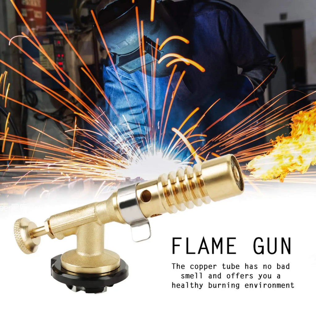 Multifunction Welding Gas Burner Flame Torch for BBQ Camping Cooking Lighter Heating - Portable Outdoor Welding Flame Gun Oasis Select