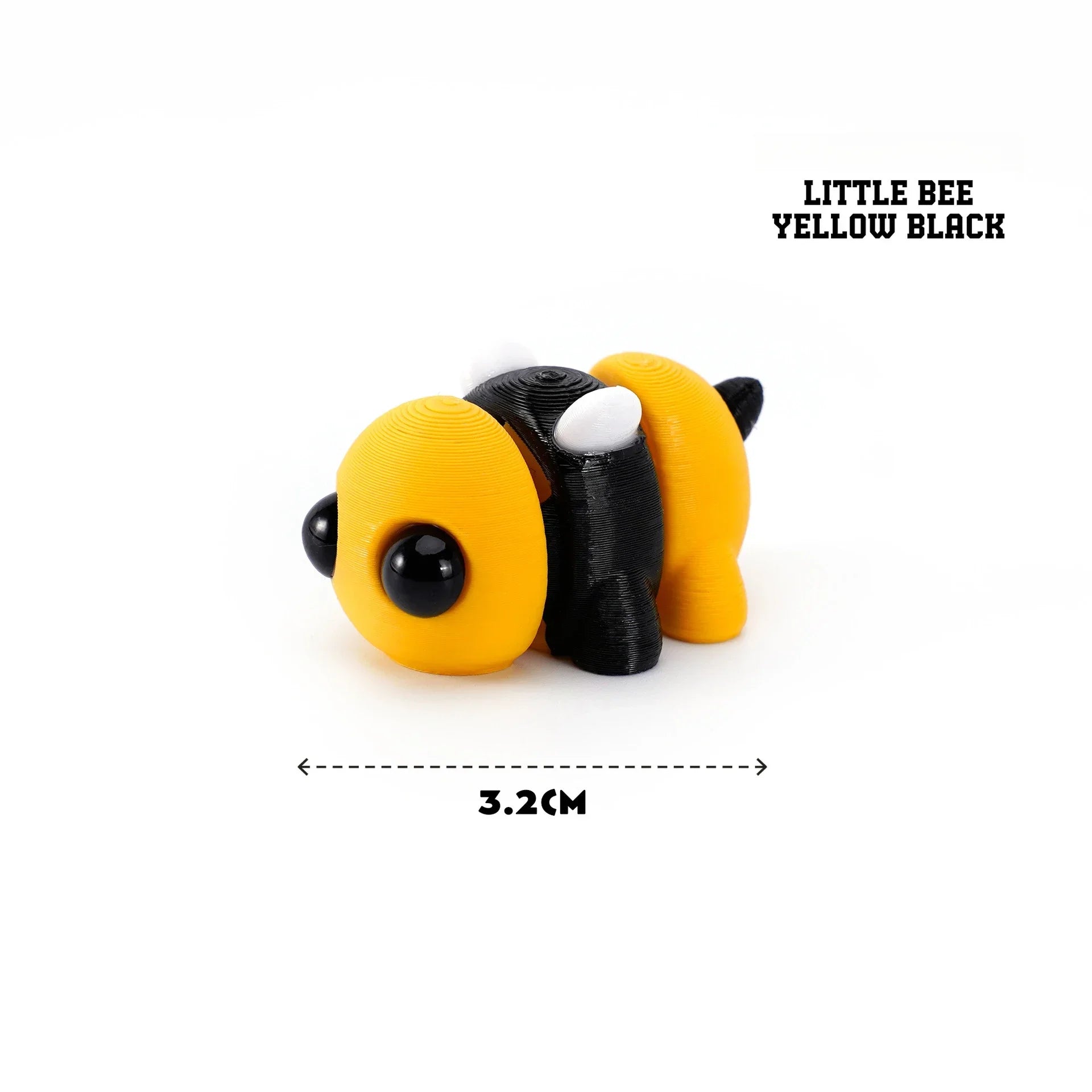 3D Printed Mini Animals Multi-Joint Rotatable Fidget Toys Office Desk Decoration Home Decor Animal Model Figurine Kid Gift 피규어 Oasis Select Little bee