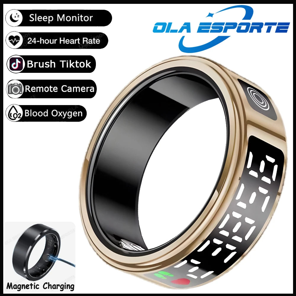 Smart Ring – Heart Rate, SpO2, Sleep Tracker & Gesture Control