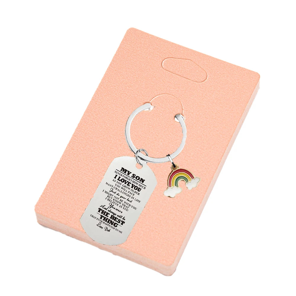 100pcs 6x9cm Keychain Display Card Packaging with Self-Sealing Bags For Bracelet Jewelry Wrapper Display Small Business Supplies Oasis Select