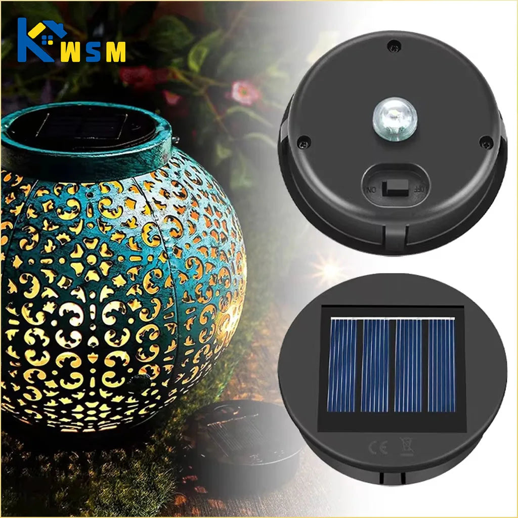 1-20PCS Solar Projection Lamp Accessories Waterproof Replaceable Hollow Pattern Light Cover Decorative Lamp Shade Replacement Oasis Select