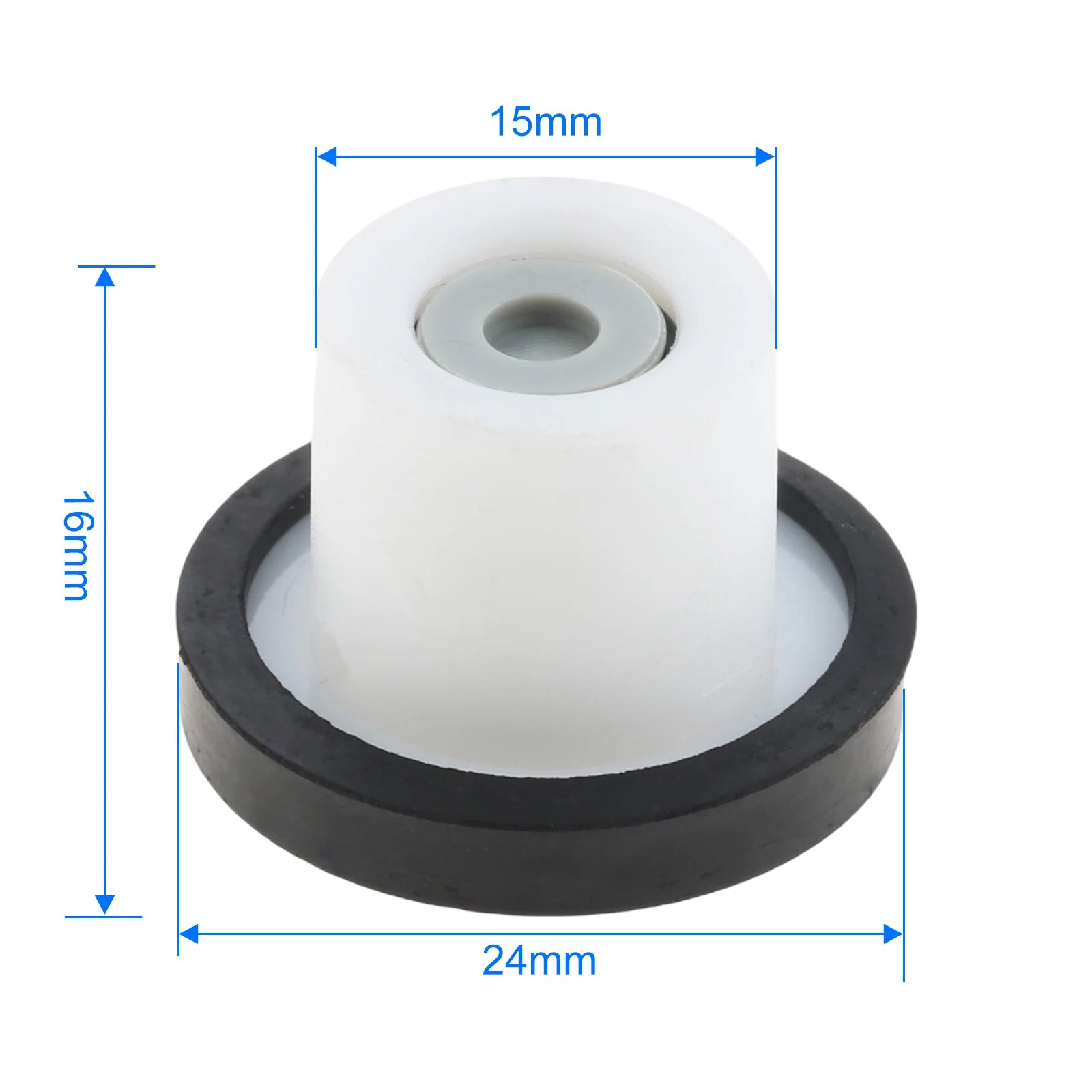 10Pcs POM Shower Check Valve Anti‑Backflow Sealing Gasket One‑Way Non‑Return Valve for Shower Head Mixing Valve Plumbing System Oasis Select B