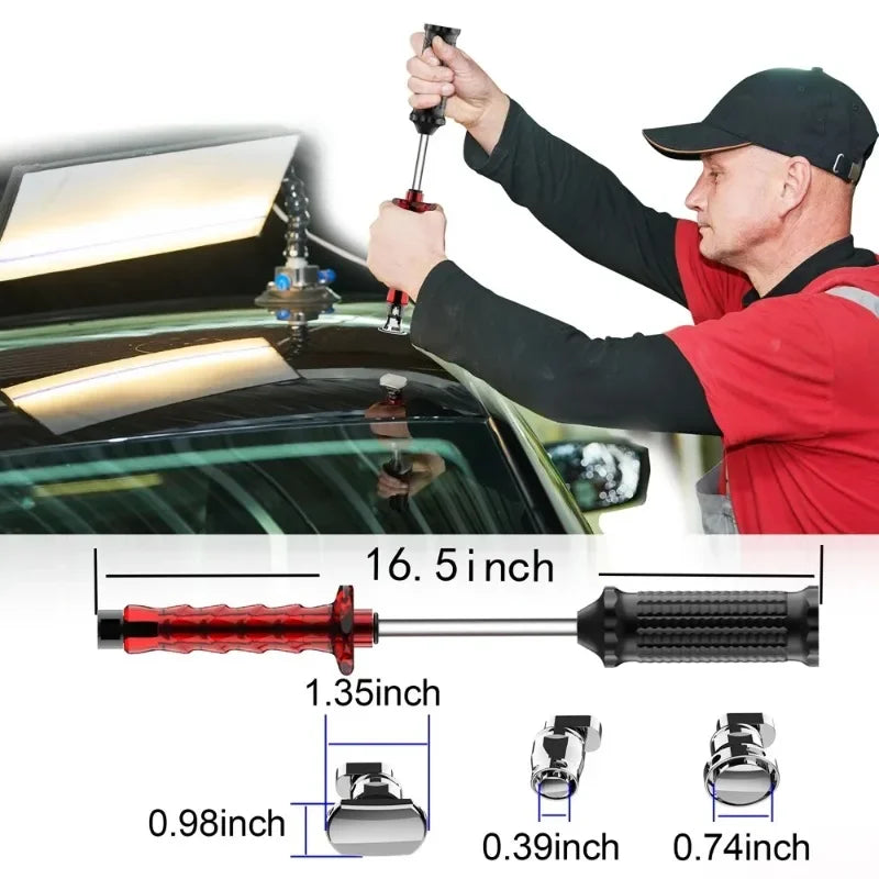 Car Dent Repair Tools for WOYO PDR100 Slide Hammer Dent Puller with Tabs Set Automotive PDR Paintless Dent Pulling Tools Suit Oasis Select