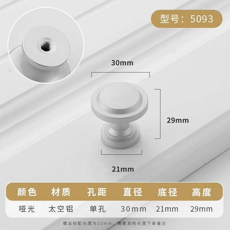 Black Aluminium Cabinet Knobs & Drawer Pulls | Modern Hardware