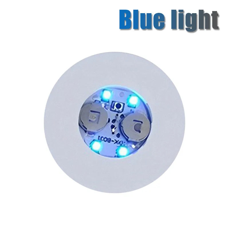 1-200PCS LED Coaster Lights Colorful Glowing Wine Bottle Stickers Bar Wedding Party Lighting Glowing Wine Bottle Stickers Oasis Select Blue light 100PCS LED Coaster