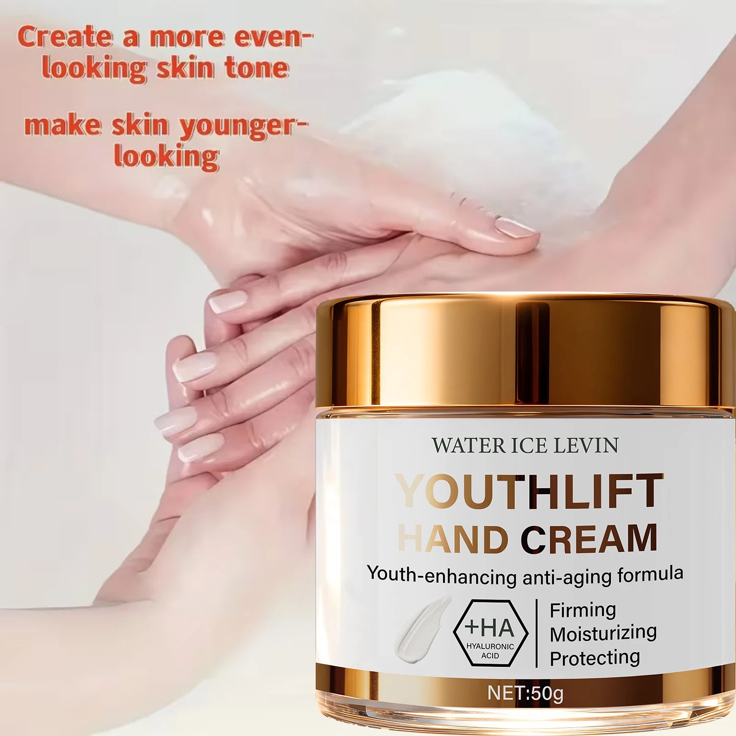 YouthLift Anti-Aging Hand Cream – HA & Retinol, 50g Anti-Aging Hand Cream Oasis Select