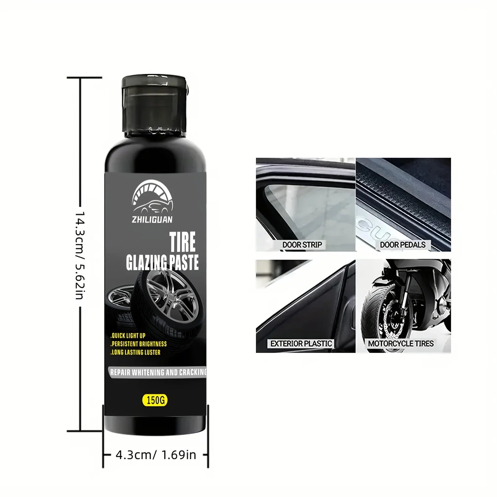 Car Plastic Renovation Cream – Anti-Scratch & Stain Repair Paste