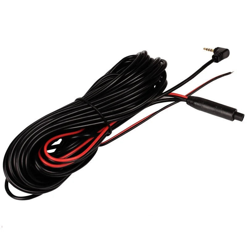 12V 24V 4Pin Car DVR Dash Camera Cable Reverse Rear View Parking Video Extension Cable DC 2.5MM jack Wire Rear View Camera Cable Oasis Select