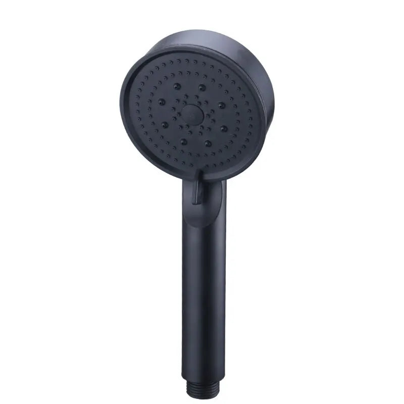 5 Modes Pressure Boost Shower Head Multifunction Adjustable Large Water Shower Nozzle Massage Bathroom Accessory Oasis Select black 3.54in