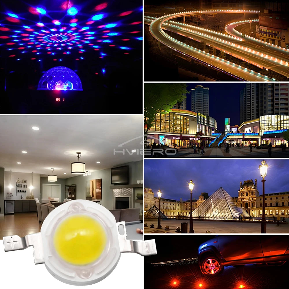 5W High Power LED Chip Bead Emitters – 6 Colors, DIY Lighting