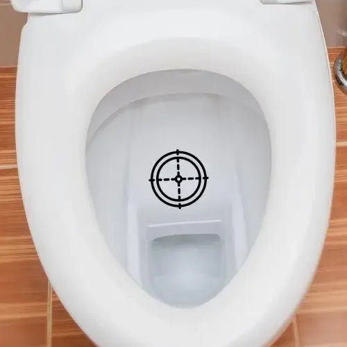 Creative Hit The Target Toilet Stickers Funny Man Removable Bathroom Toilet Decoration Self-adhesive Wall Stickers Home Decor Oasis Select a