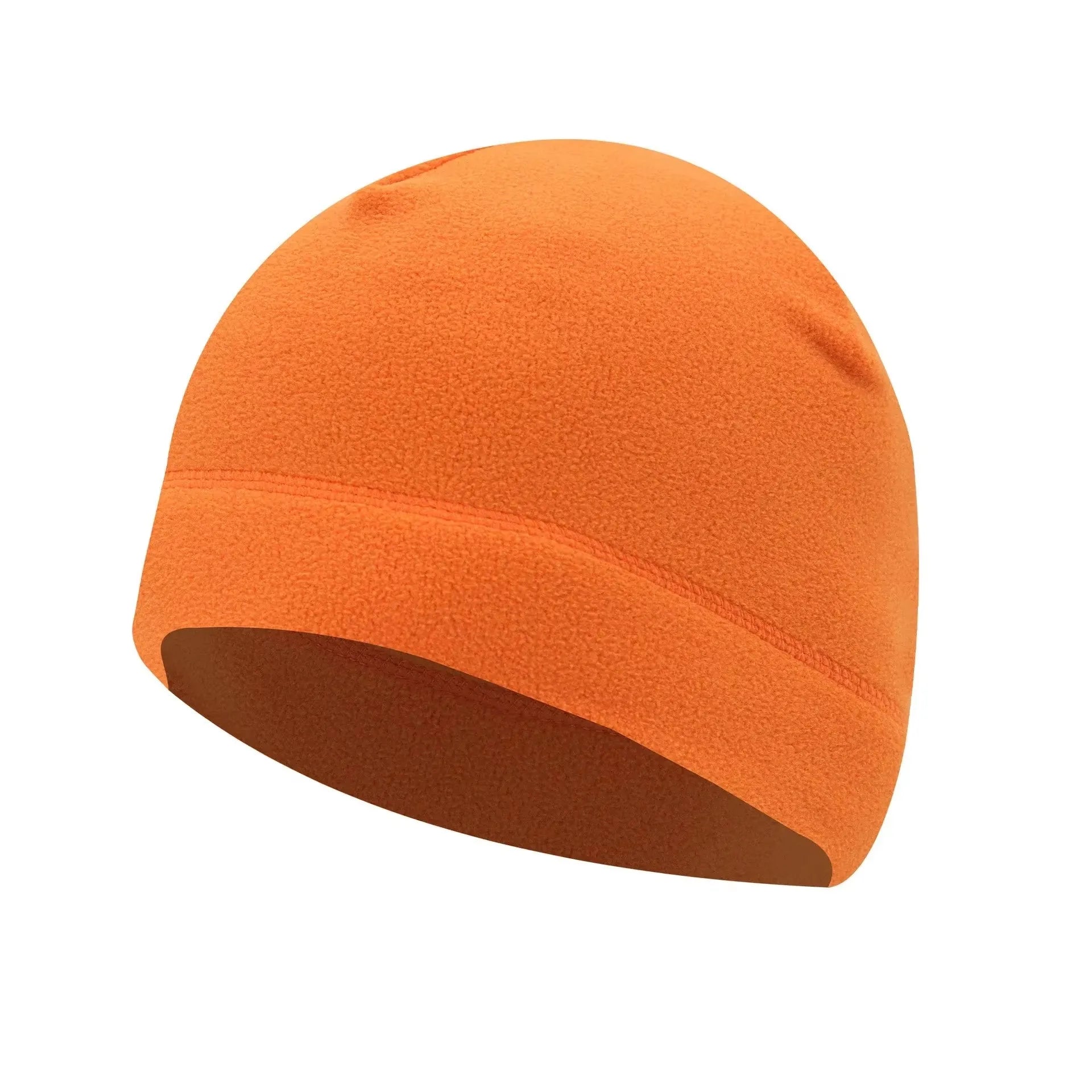 1/2pcs Warm Beanie Hat Soft Men Women Ski Cycling Skin-Friendly Anti-Static Hiking Thermal Fleece Running Windproof Oasis Select 1pcs-Orange