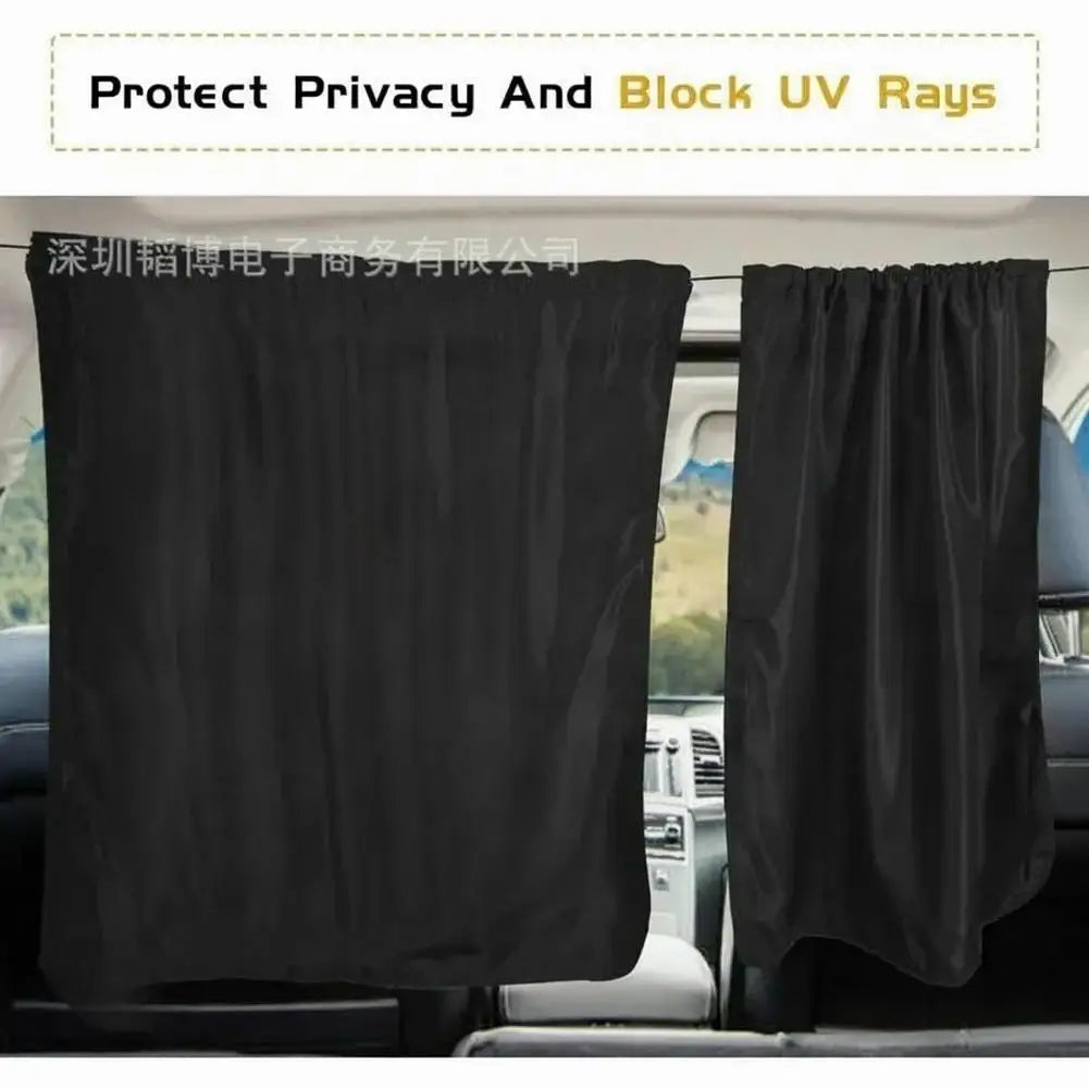 4-Pack Car Privacy Curtain Set | Sun Shade for Camping & Travel Car Privacy Curtains Oasis Select