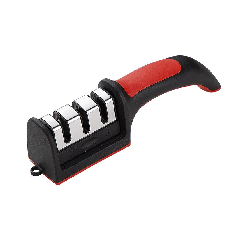 3-Stage Tungsten Steel Knife Sharpener | Stainless Steel