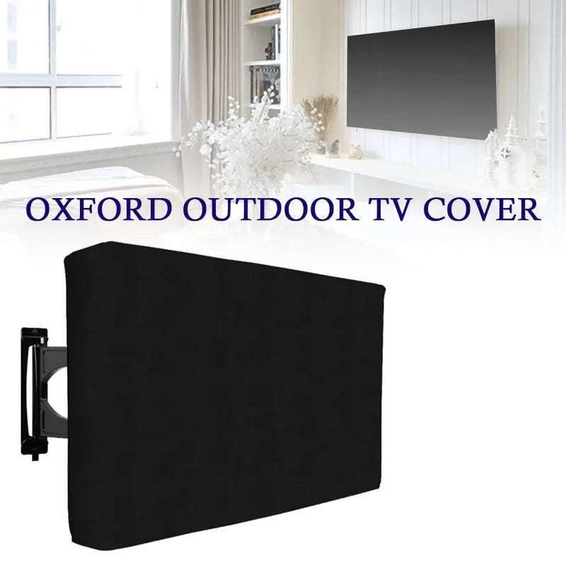 Waterproof Outdoor TV Cover Protect TV Screen Dustproof Waterproof Cover All-Purpose Dust Cover Television Case For 22"-70" TV Oasis Select 60-65 inch
