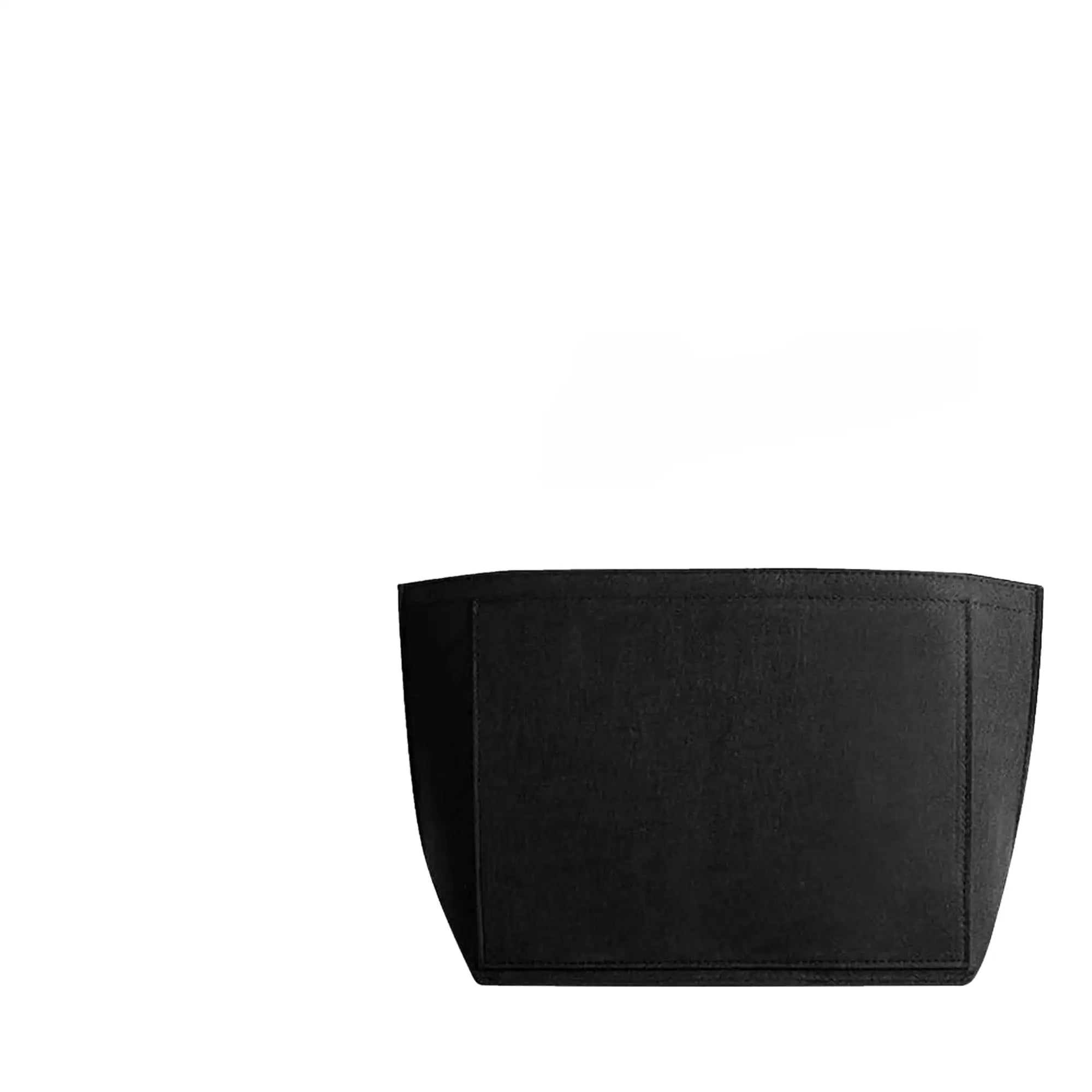Felt Insert Bag Fits For Longchamp Handbag Liner Bag Felt Cloth Makeup Bag Support Travel Portable Insert Purse Organizer Oasis Select black Large