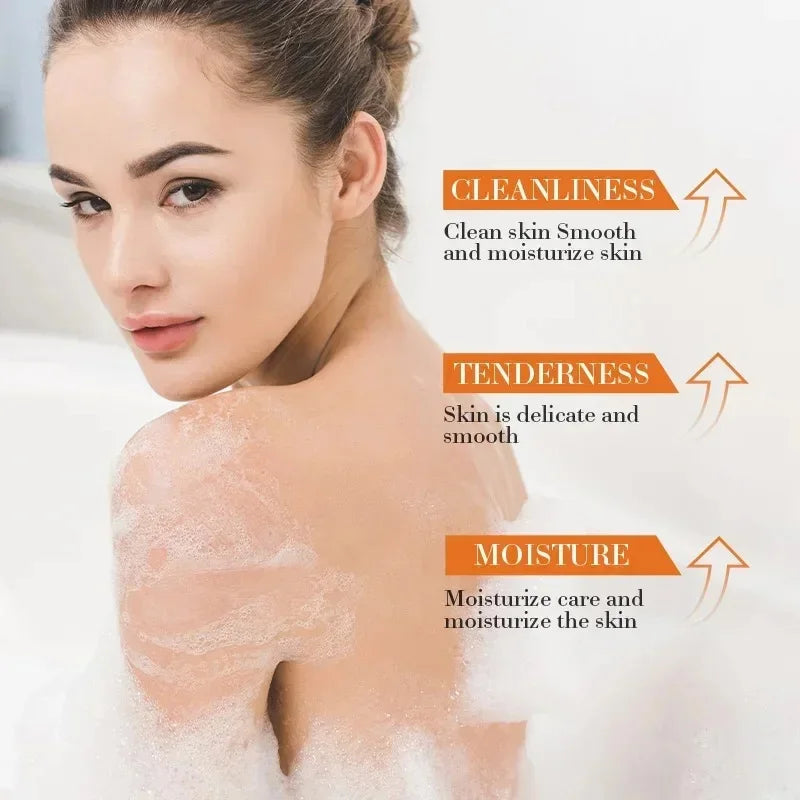 Natural Turmeric Soap Body Cleaning Lightening Dark Underarm Leg Bath Cleansers Brightening Face Soap Tender Skin Care Beauty Oasis Select