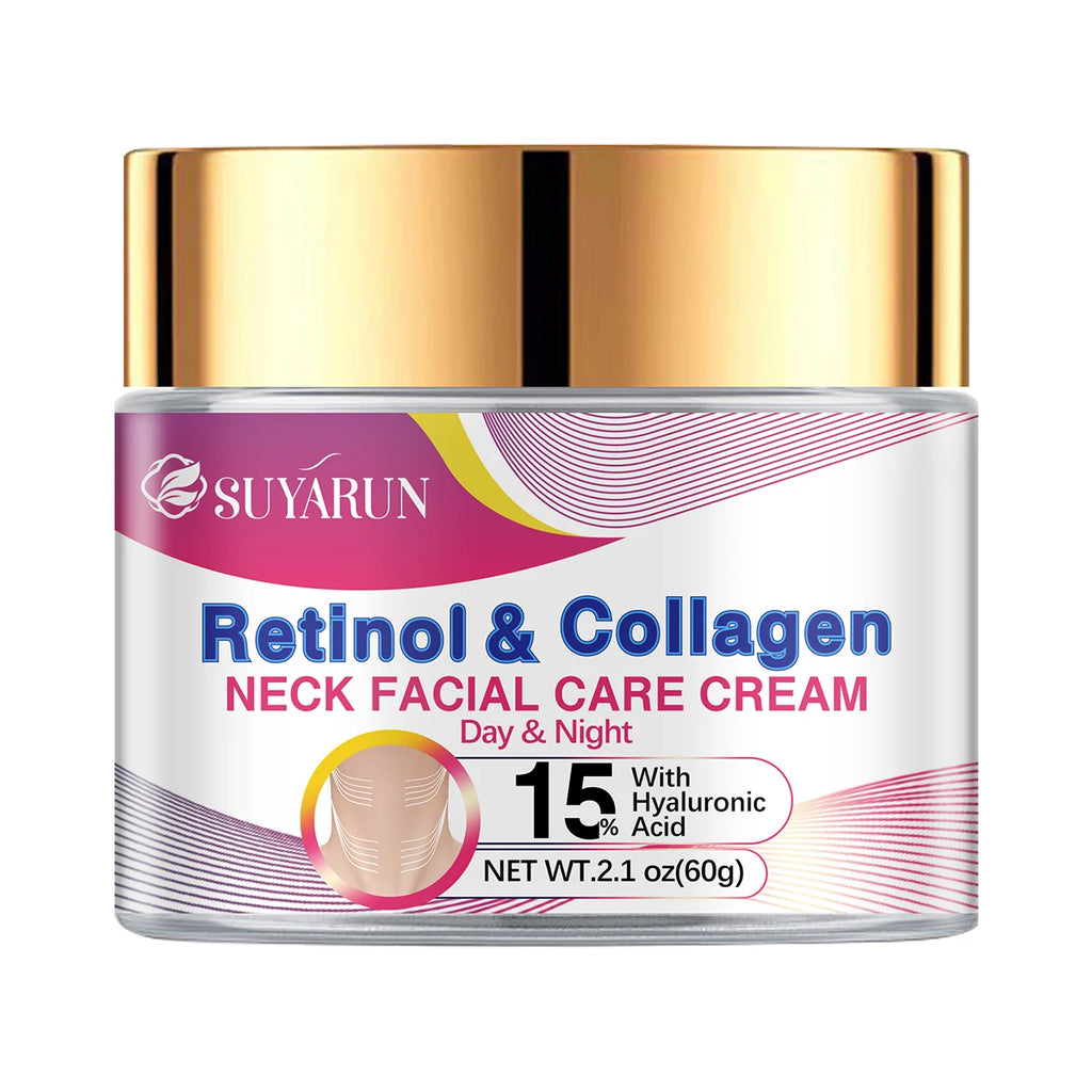 SUYARUN Retinol Collagen Face & Neck Firming Cream | Glass Jar Firming Face Cream Oasis Select 60g