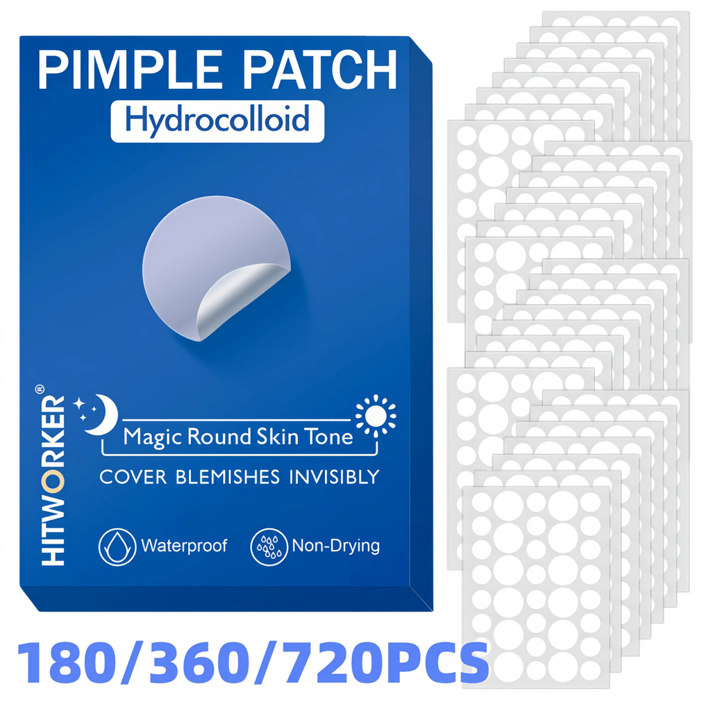 180/360/720pcs acne patches, water-based gel non irritating, suitable for all skin types Oasis Select