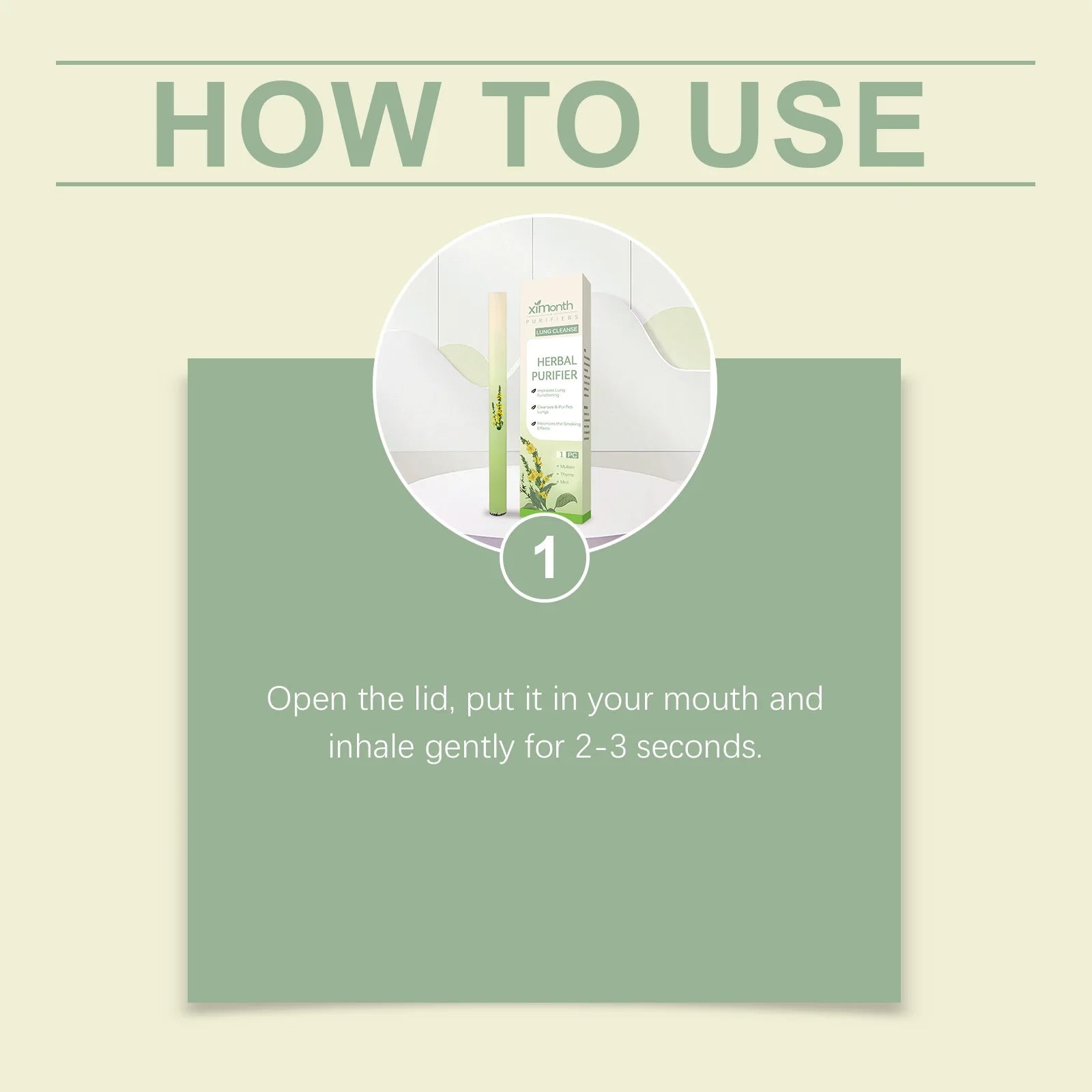 Ximonth Herbal Aromatherapy Inhaler Pen – Refresh & Energize