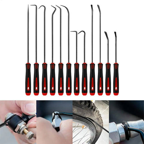 12Pcs Precision Car Oil Seal Screwdriver Set O-Ring Gasket Puller Removal Tool Pick Hook Repair Tools Craft Hand Tool Oasis Select