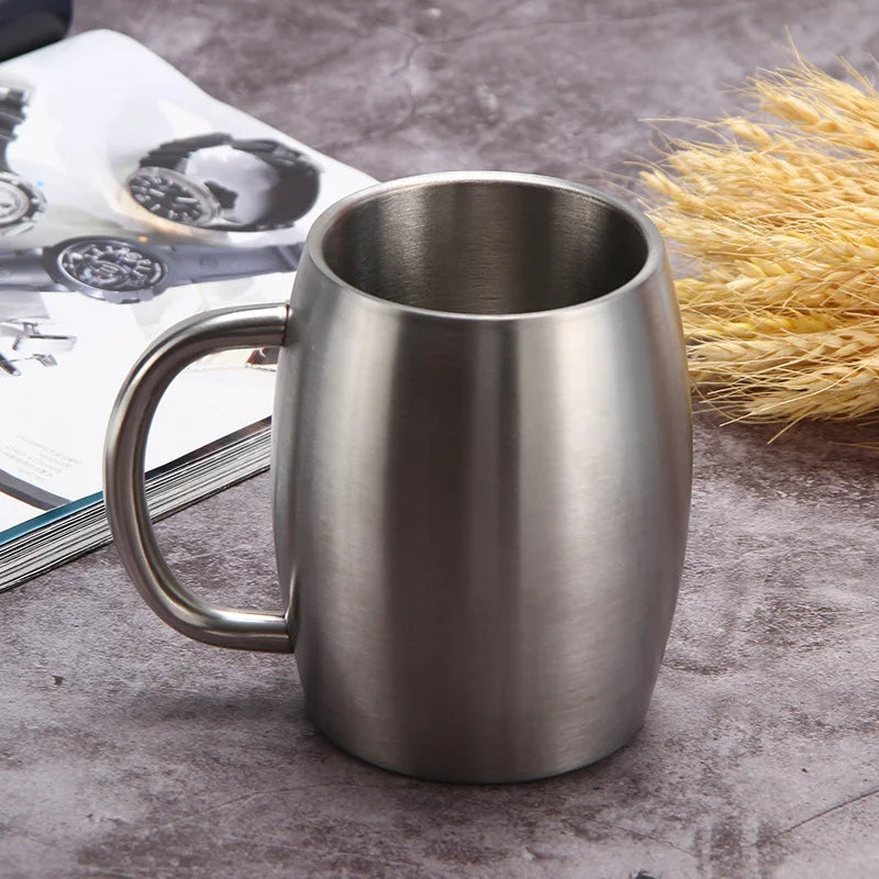 CHANSUNRUN 16oz Insulated Stainless Steel Mug with Lid Insulated Travel Mug Oasis Select