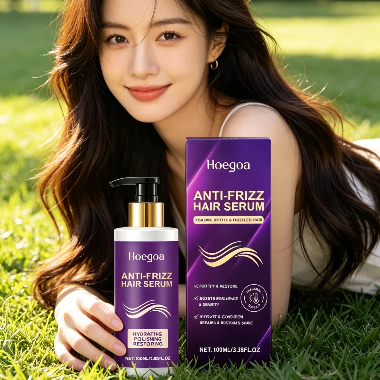 Hoegoa Hydrating Hair Serum – Deep Nourish & Frizz Control Hair Care Serum Oasis Select