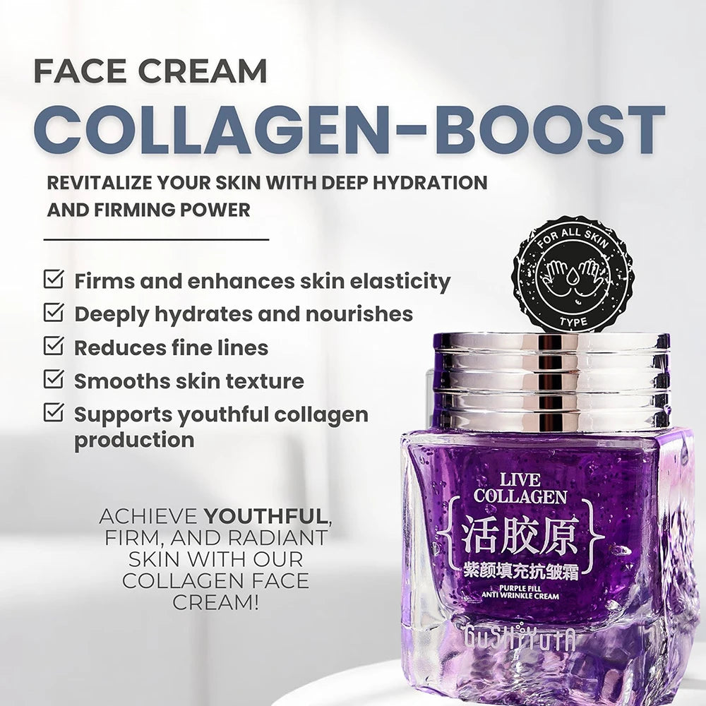 Collagen Peptide Face Cream – Anti-Aging Moisturizer 70g