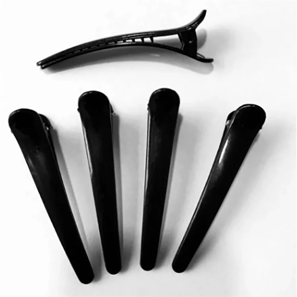 10Pcs/Set Plastic Edge Clip Hairpin Accessories Plus Size 8CM Fish Beak Clip Hair and Duck Beak Clip Hairpin Hair Styling Tools Oasis Select