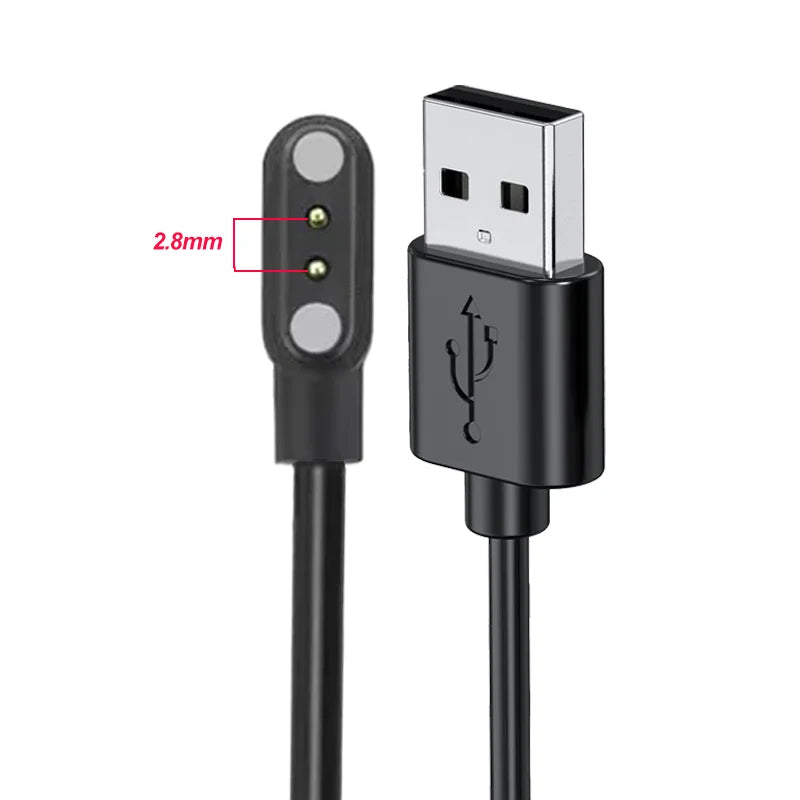 Universal Magnetic Smartwatch Charging Cable – 2 & 4 Pin USB Smartwatch Charging Cable Oasis Select N020