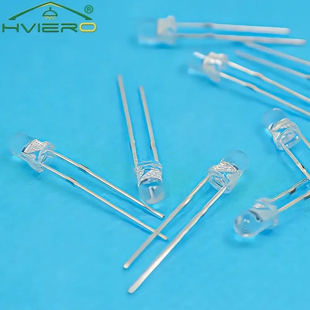 10PCS 3mm RGB Flash LED Diodes – Fast & Slow Rainbow Color