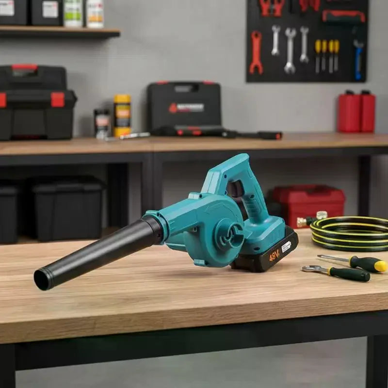 Cordless 2-in-1 Air Blower & Vacuum | Car, Garden & PC Cleaning
