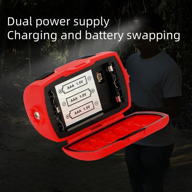 SHINEKNOT LED Headlamp USB Rechargeable Waterproof Camping