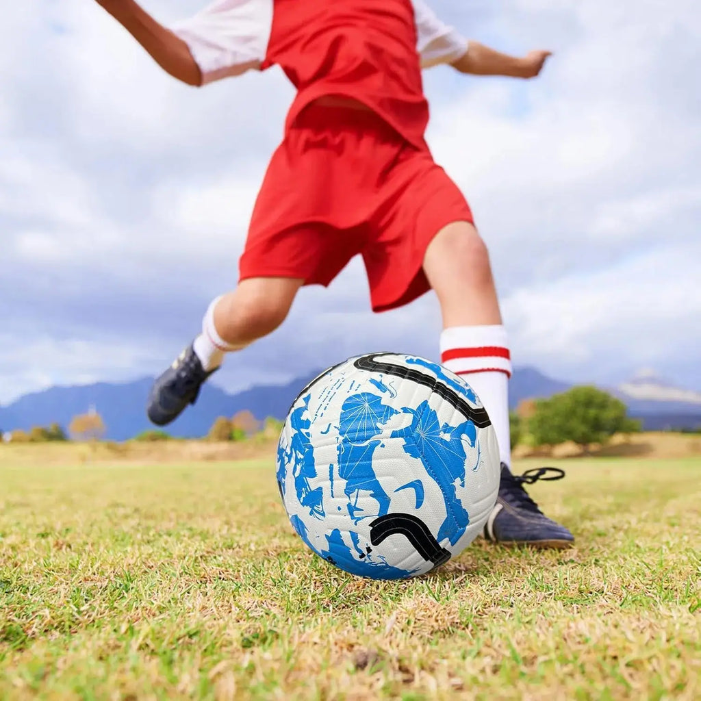 Size 5 Soccer Ball Soft Cover Training Ball for Club School Sports Games Ideal Birthday All Weather Youth Adult School Gift Oasis Select