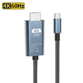 4K 30/60Hz USB C to HDMI Cable Type C Adapter HDTV Converter Cable For iPhone 15 TV Converter MacBook Air iPad Samsung laptop Oasis Select 4K 60HZ 2m