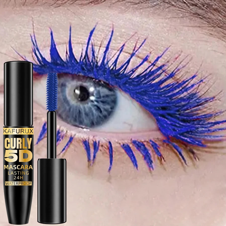 KAFURUX 5D Waterproof Mascara – Volume, Curl & 9 Colors